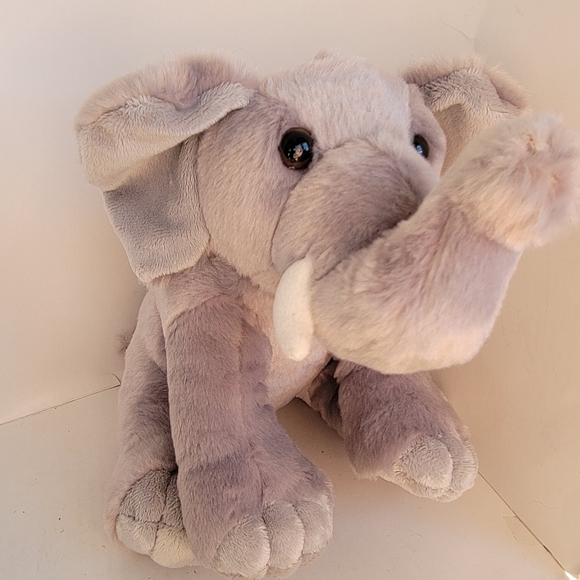 Destination Nation Other - Destination Nation Elephant Plush Stuffed Animal by Aurora 9" Super Soft